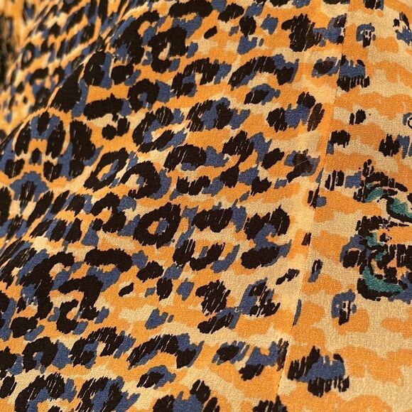 CAbi Buchanon Animal/Lines Print Sleeveless Top. Semi sheer. Medium. - Picture 7 of 8